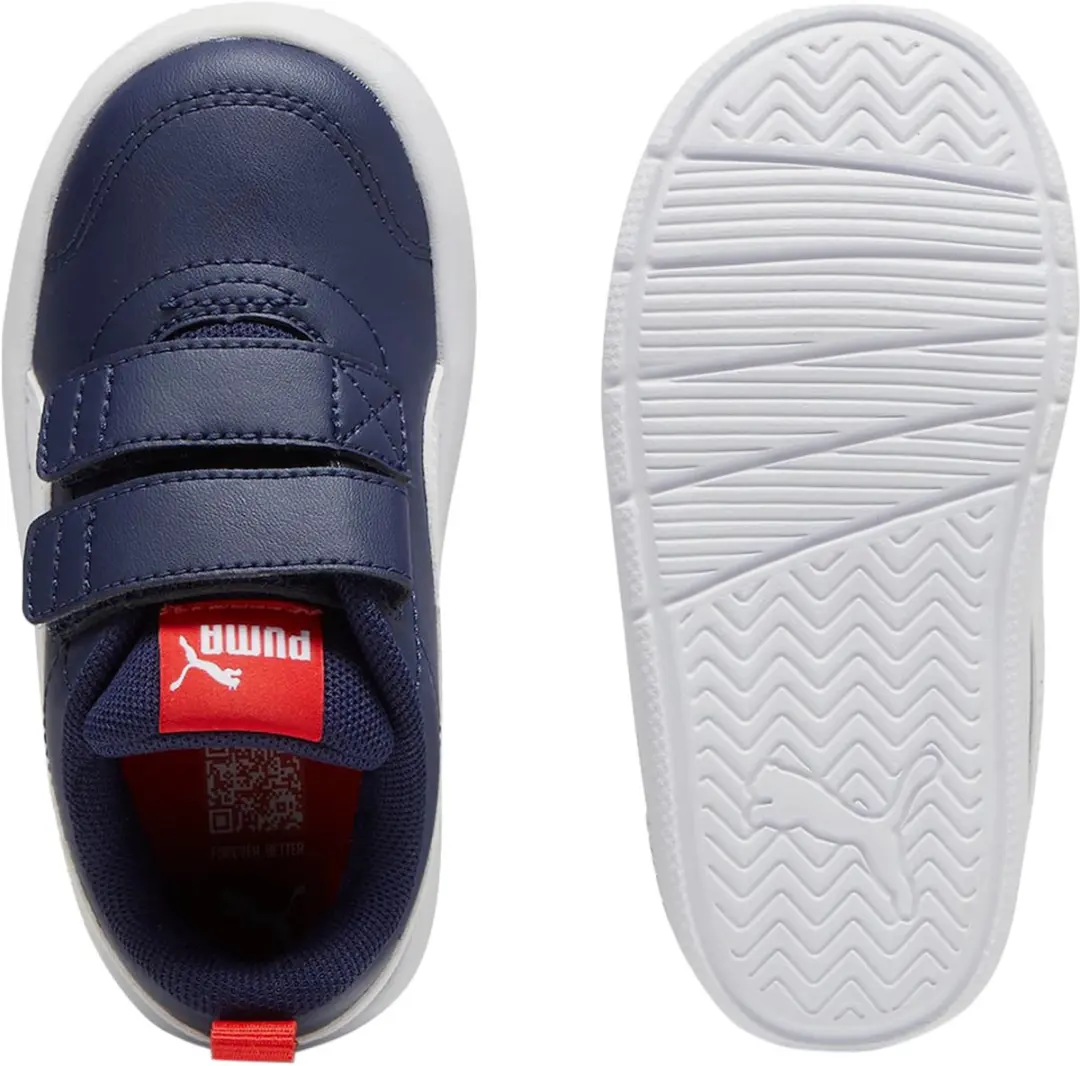 PUMA Courtflex V3 V Sneakers - Blauw - Maat 19 - afbeelding 6 van 6