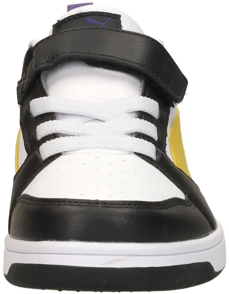 PUMA Rebound V6 Low PS Sneakers Jongens Wit - afbeelding 3 van 6