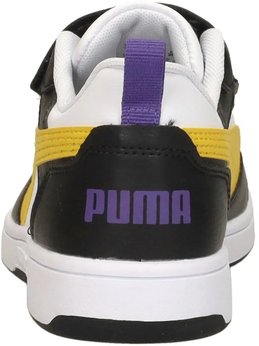 PUMA Rebound V6 Low PS Sneakers Jongens Wit - afbeelding 6 van 6