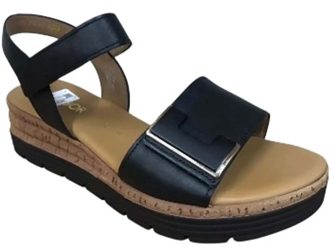 Gabor Dames Sandalen 400902003 - 38 Zwart - afbeelding 2 van 6