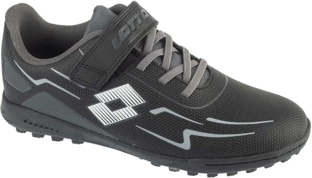 Lotto KOBATO K voetbalschoenen voor kinderen 2601520T 1119 Zwart/Donkergrijs