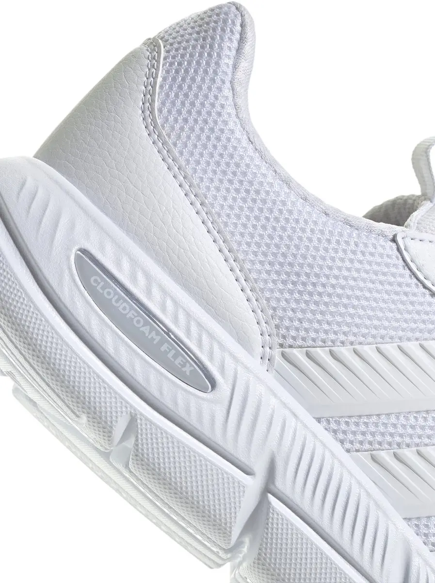 adidas Cloudfoam Flex Laces Heren Sneakers - Wit - afbeelding 5 van 6