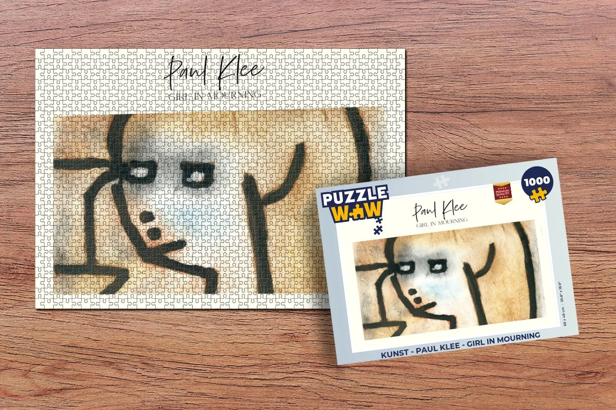 PuzzleWow Paul Klee Girl in Mourning Legpuzzel 1000 Stuks - Multicolor