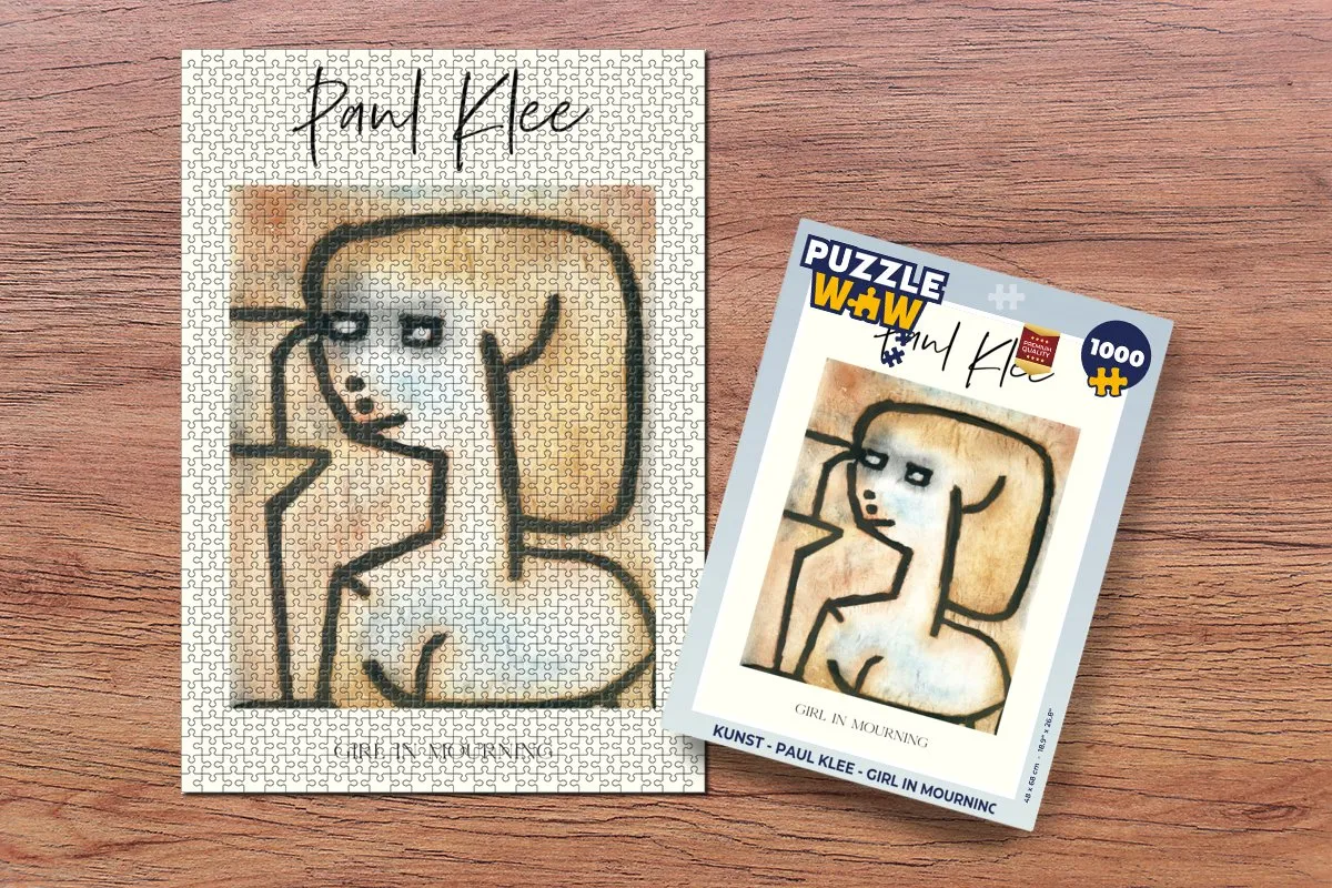 PuzzleWow Paul Klee Girl in Mourning Legpuzzel 1000 Stuks - Multicolor