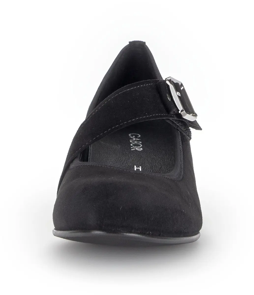 Gabor Dames Pump 3013.01.001 - Zwart Nubuck - Maat 38.5 - afbeelding 6 van 6