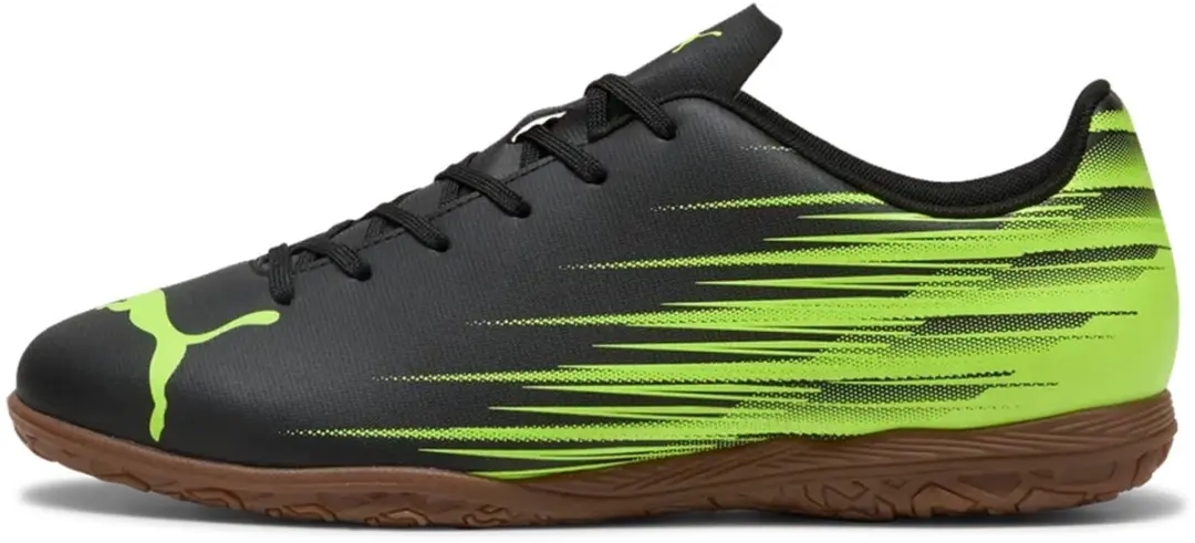 PUMA Attacanto II IT Voetbalschoenen - Zwart/Groen - afbeelding 4 van 6
