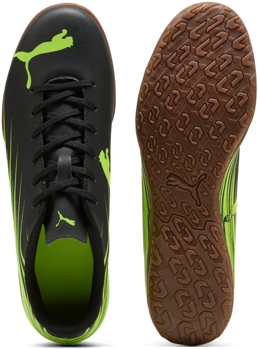 PUMA Attacanto II IT Voetbalschoenen - Zwart/Groen - afbeelding 3 van 6