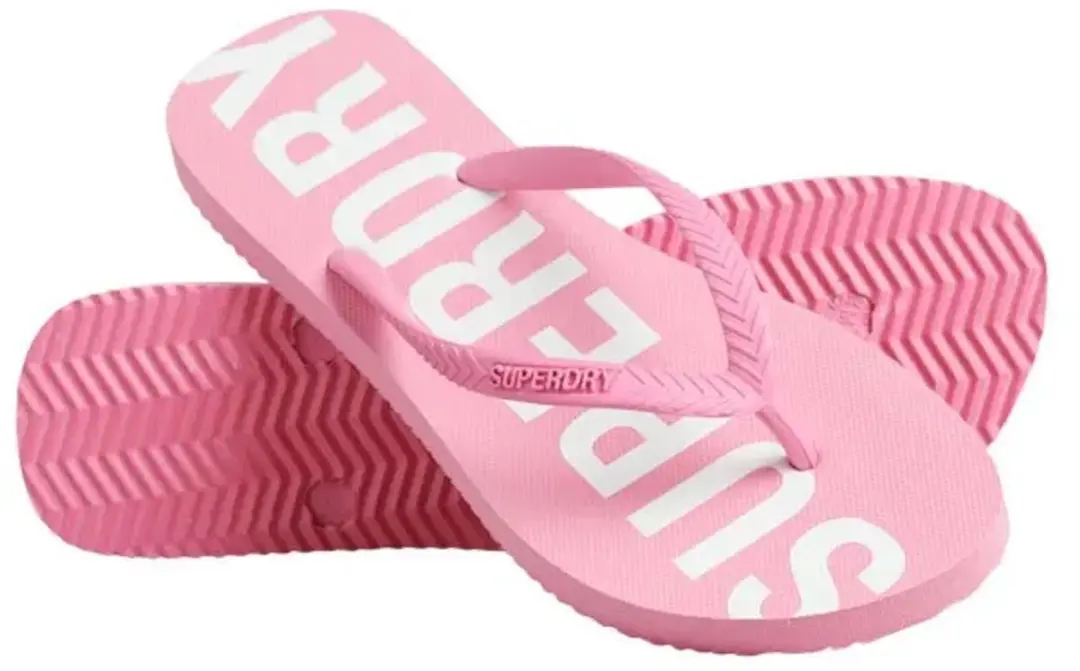 Superdry Code Core Sport Teenslipper - 40/41 - Marne Pink/Optic - afbeelding 3 van 3