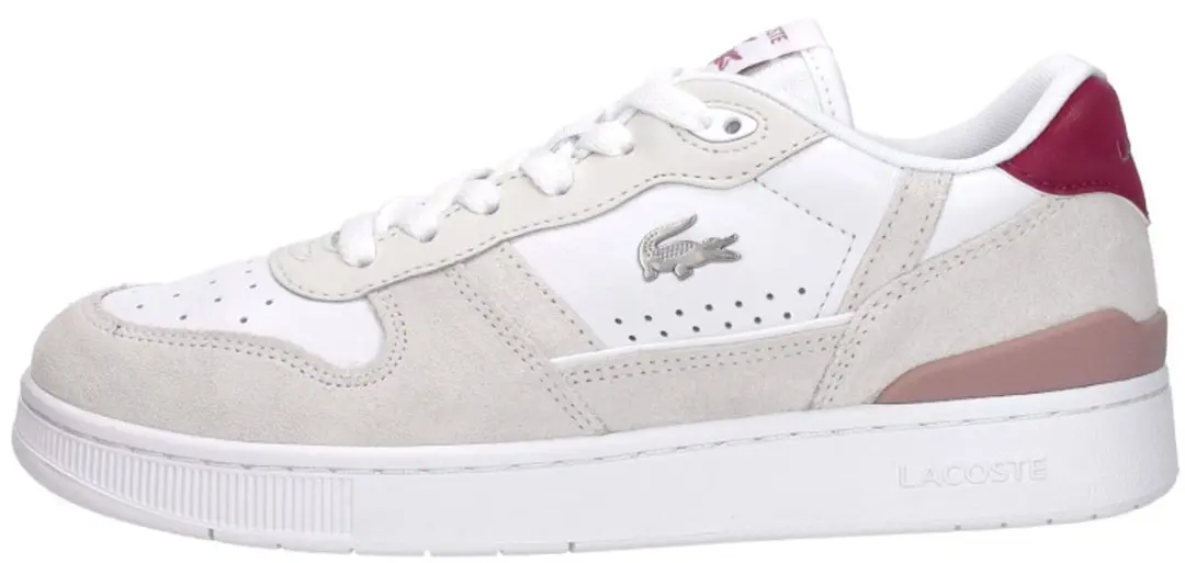 Lacoste T Clip Sneakers Laag - wit - Maat 38 - afbeelding 2 van 6