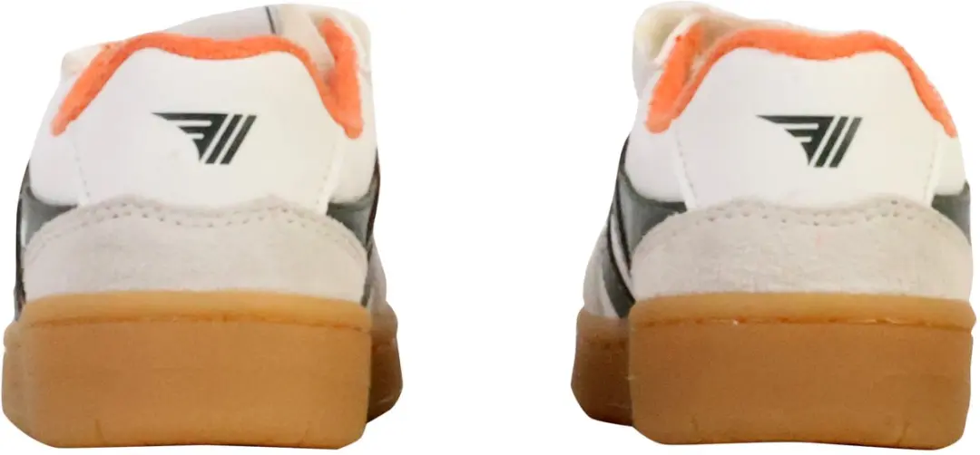 Gola Eagle Strap Kindertrainers - 28 - Wit/Dark Kaki/Moody Oranje - afbeelding 4 van 6
