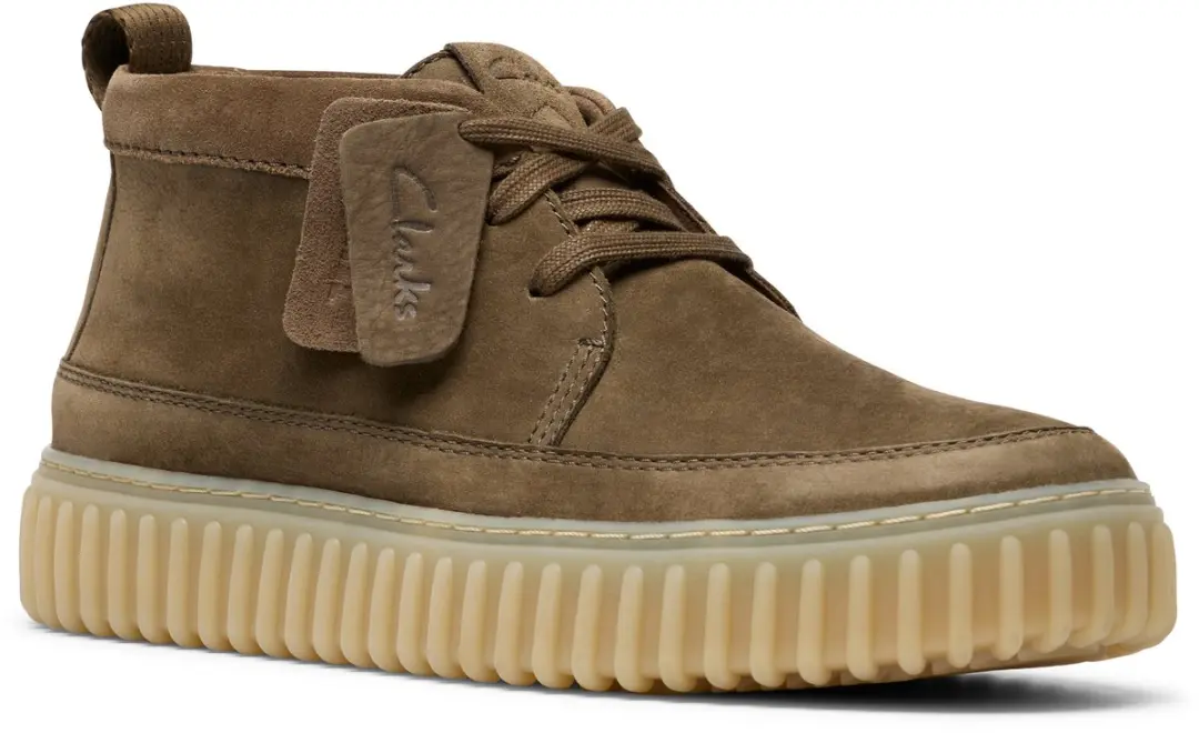 Clarks Torhill Lace Hi Veterschoenen - Heren - Khaki - Maat 44,5