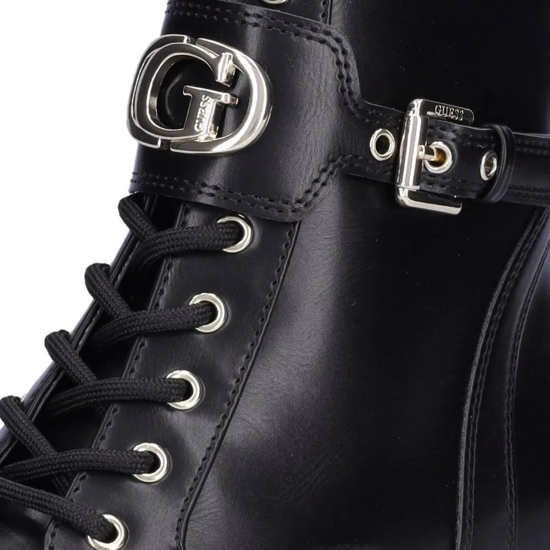 Guess Olanna Dames Veterschoen - Zwart