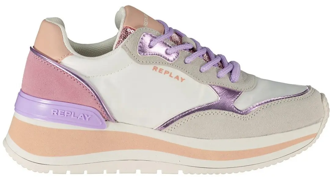 Replay Mennet Nylon Schoenen Roze EU 36 Vrouw