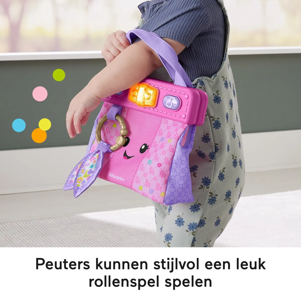 Fisher Price Leerplezier Op Stap Ontdekkingstas - Roze