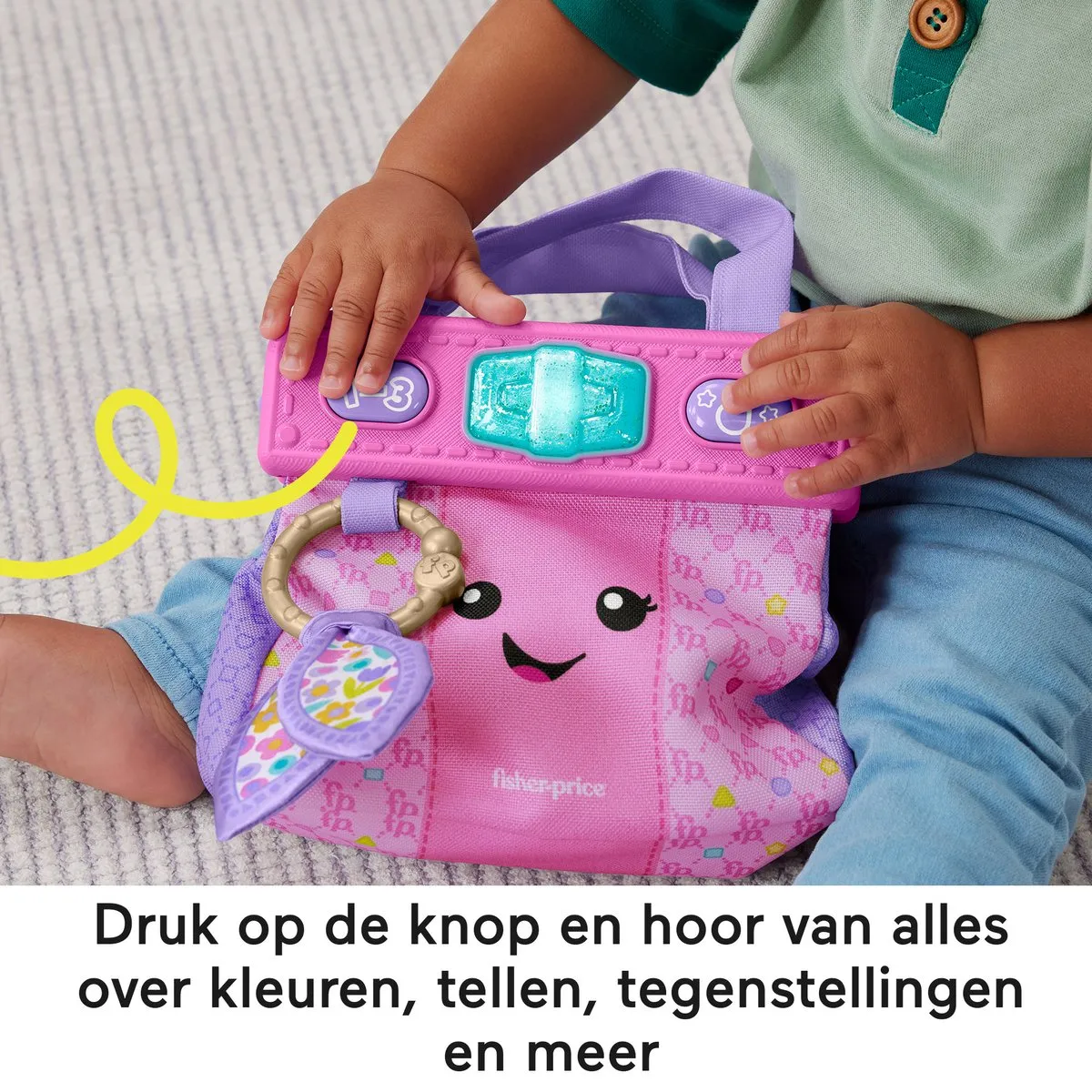 Fisher Price Leerplezier Op Stap Ontdekkingstas - Roze