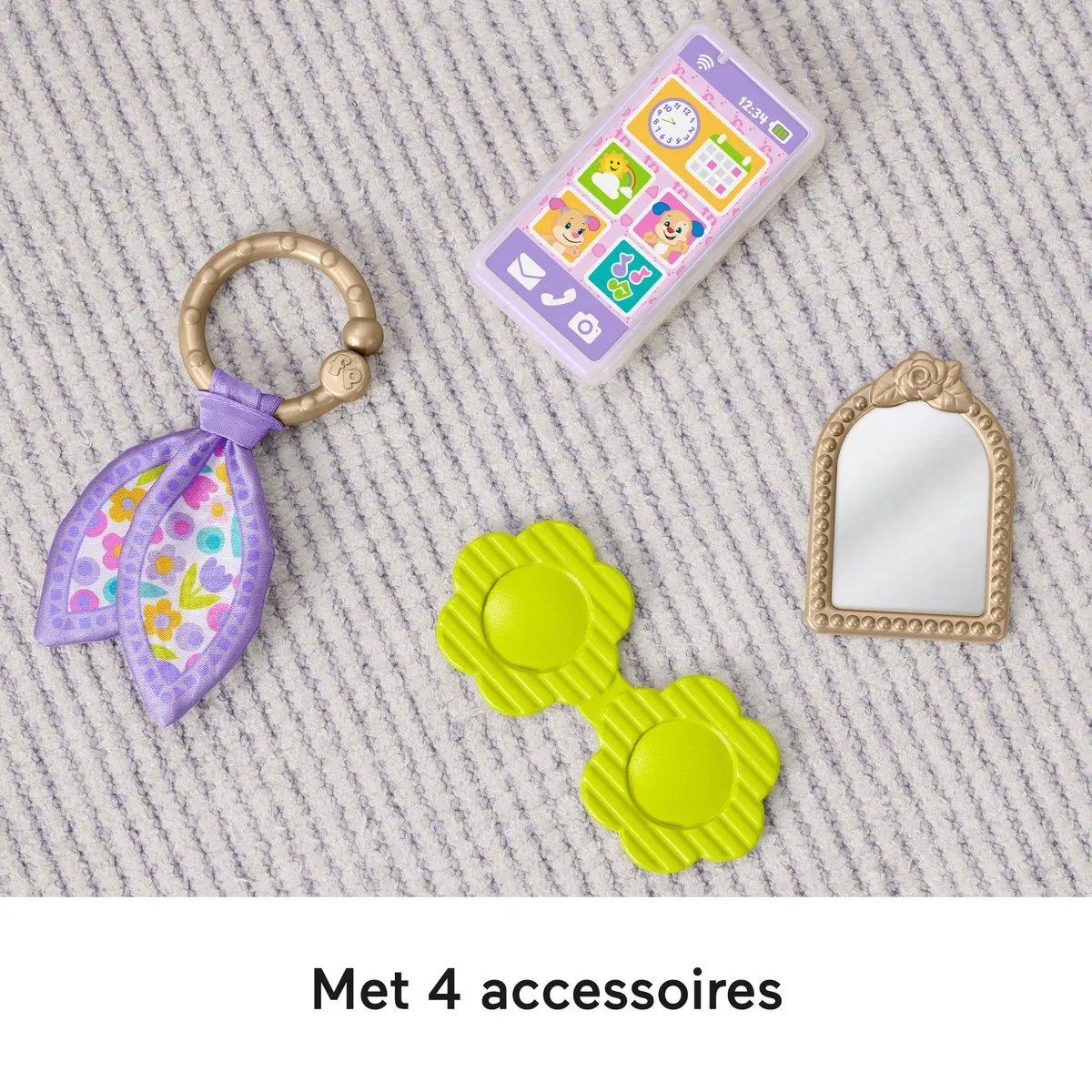 Fisher Price Leerplezier Op Stap Ontdekkingstas - Roze