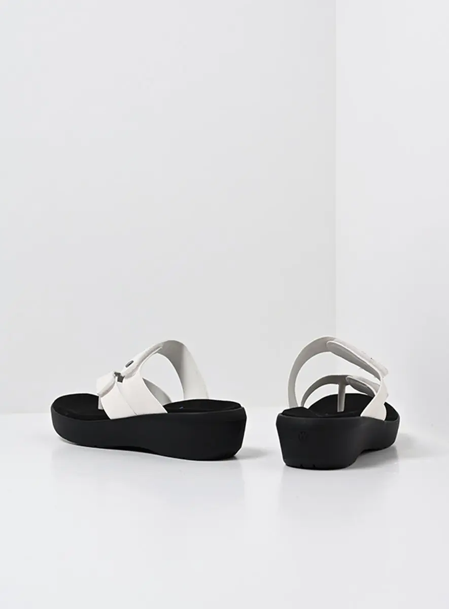 Wolky Dames Teenslipper 00202 Hobie - Wit