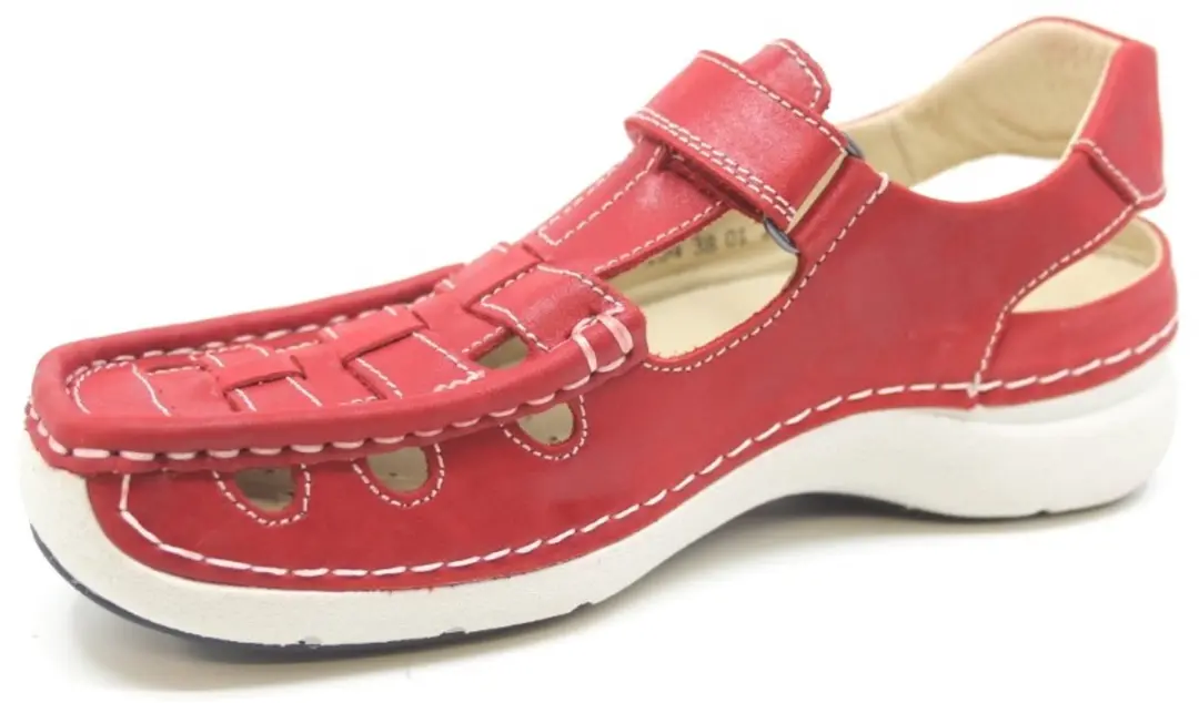 Wolky Dames Rolling Sun Comfortschoenen - Rood