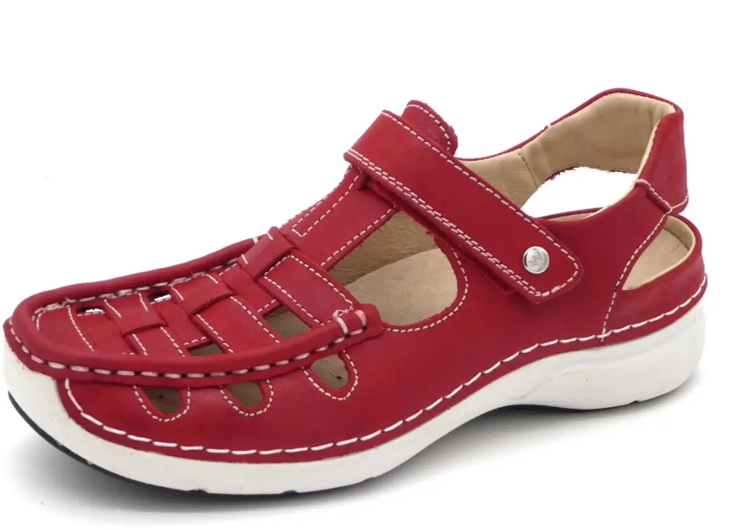 Wolky Dames Rolling Sun Comfortschoenen - Rood