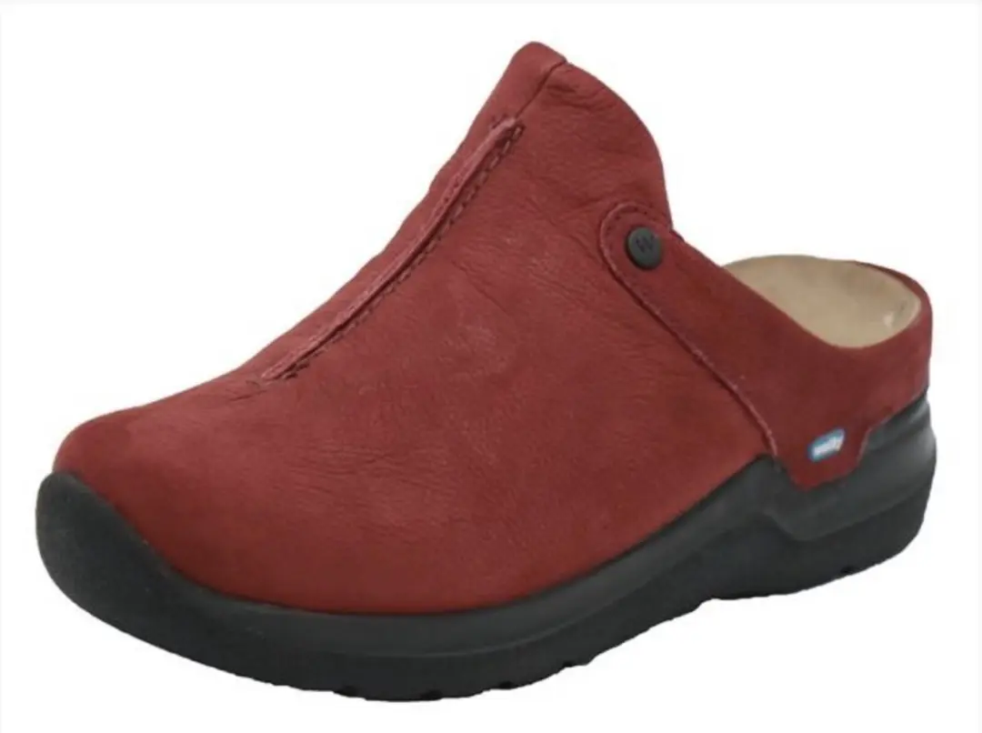 Wolky Holland DB Slides 38 - Cherry Rood