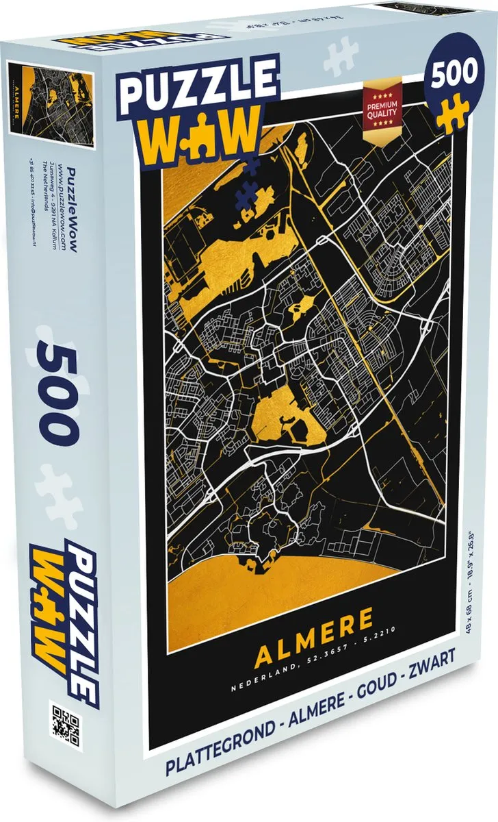 PuzzleWow Almere Legpuzzel 500 Stuks