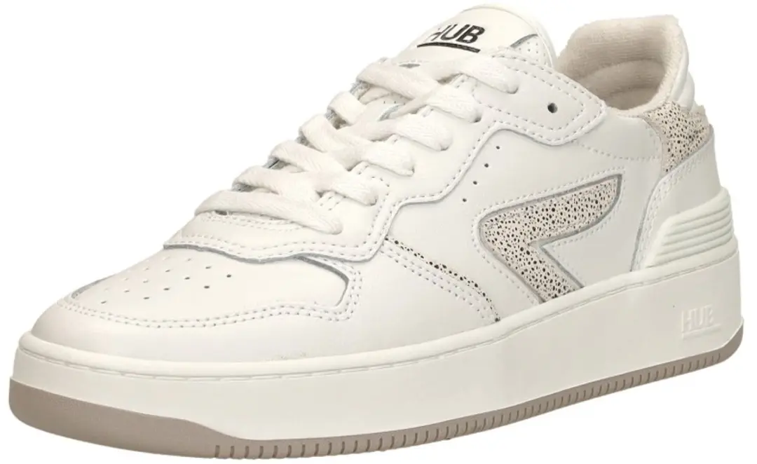 Hub Smash Sneakers Dames - Leer - Wit - Maat 36 - afbeelding 5 van 6