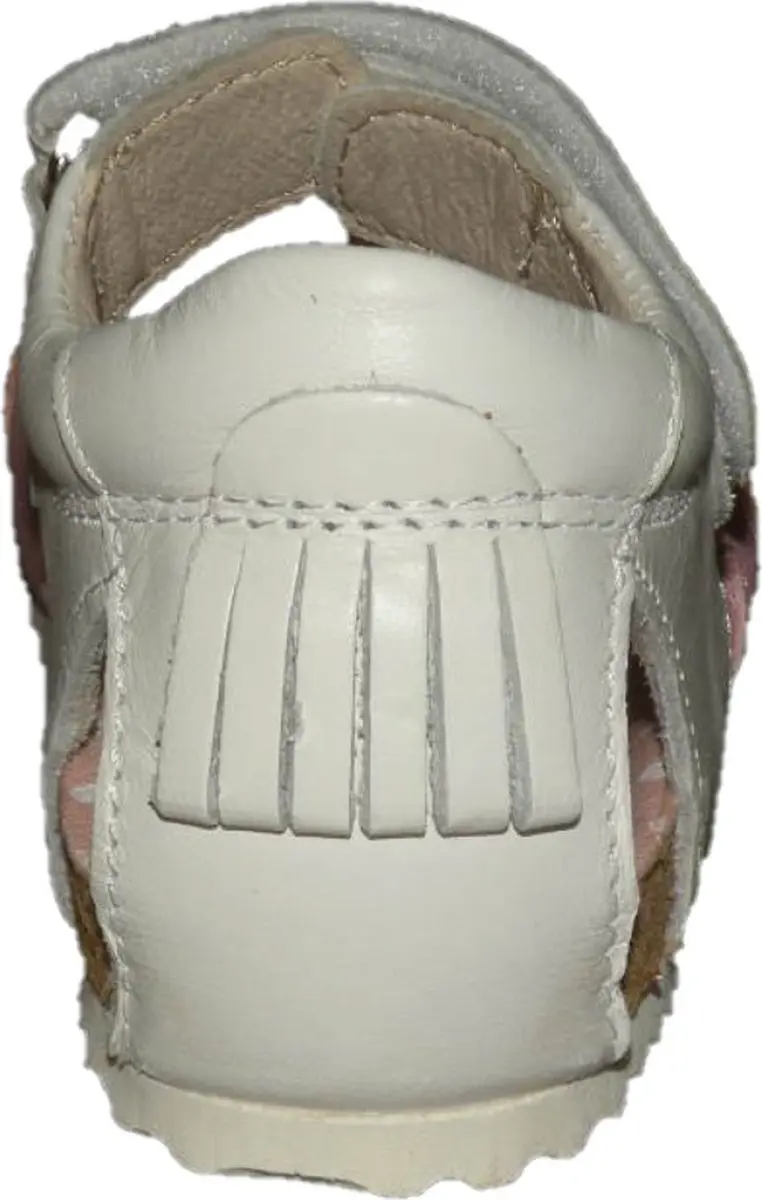 Sandalen | Meisjes | white Pink | Leer | Shoesme | Maat 26