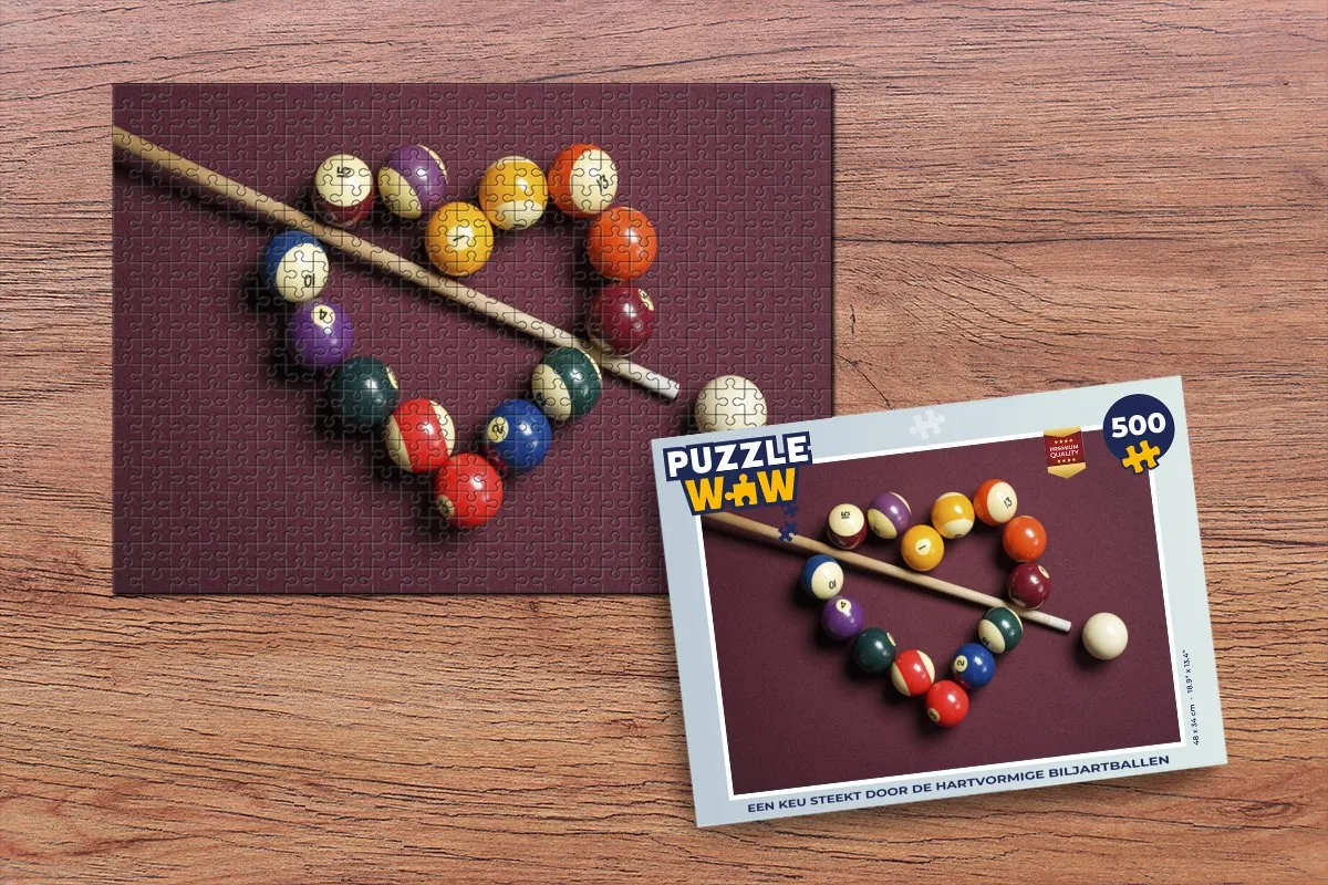 PuzzleWow Legpuzzel 500 Stuks - Multicolor - MPN 6017008786724