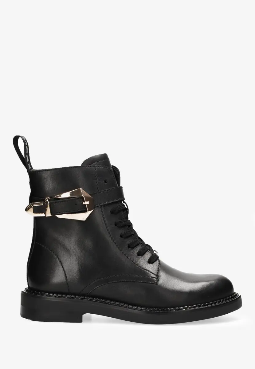 Mexx Ankle Boot Phard Mabel Black/gold Dames