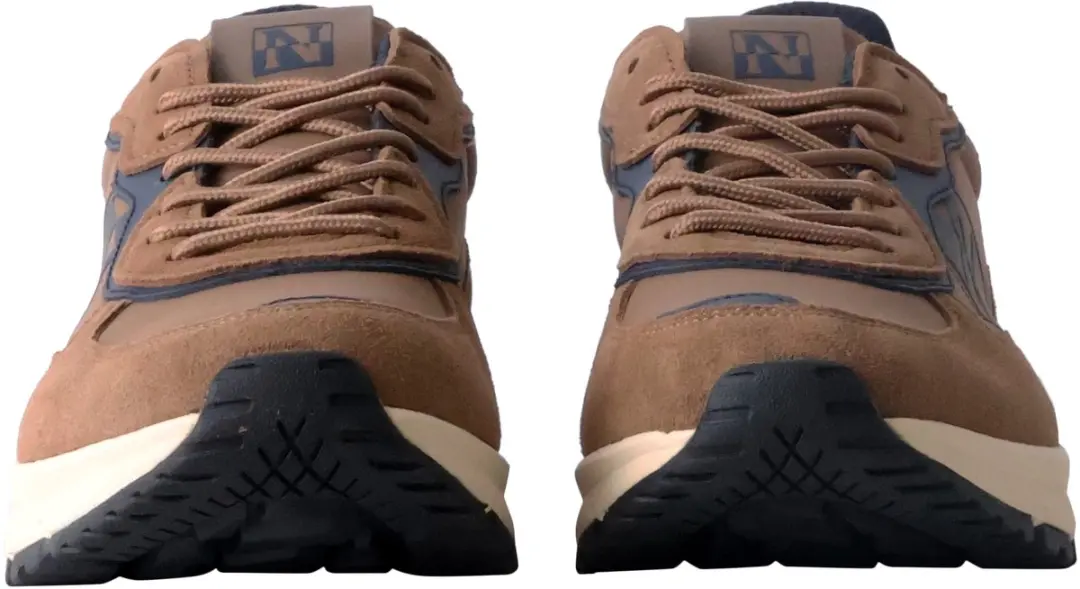 Lage leren sneakers