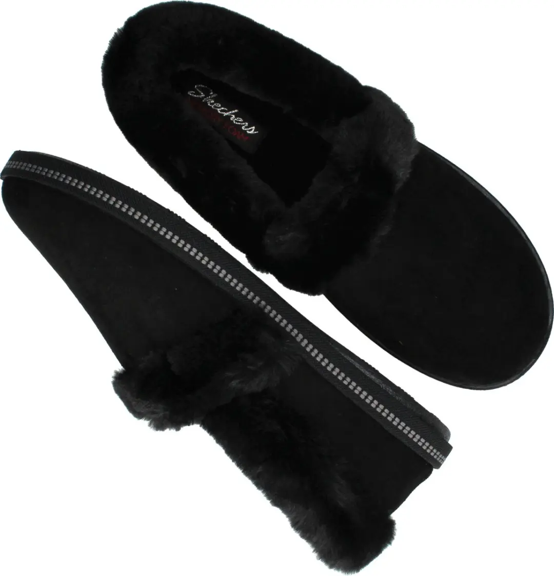 Skechers Zy Campfire Team Toasty Dames Sloffen - Zwart