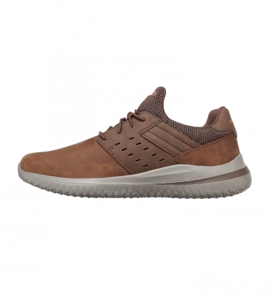 Skechers Delson 3.0 Ezra Instappers - Bruin - Maat 43 - afbeelding 6 van 6