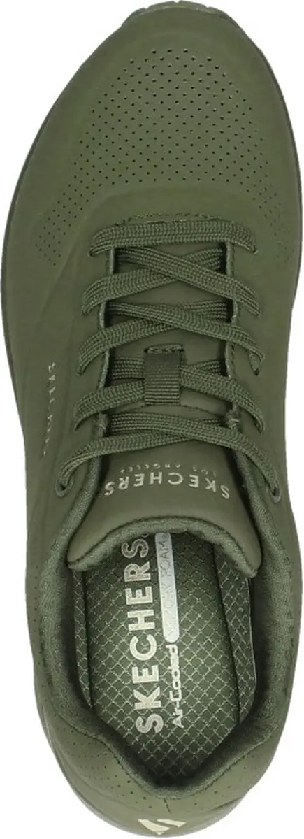 Skechers Uno Stand On Air Dames Sneakers - Olijfgroen - afbeelding 6 van 6