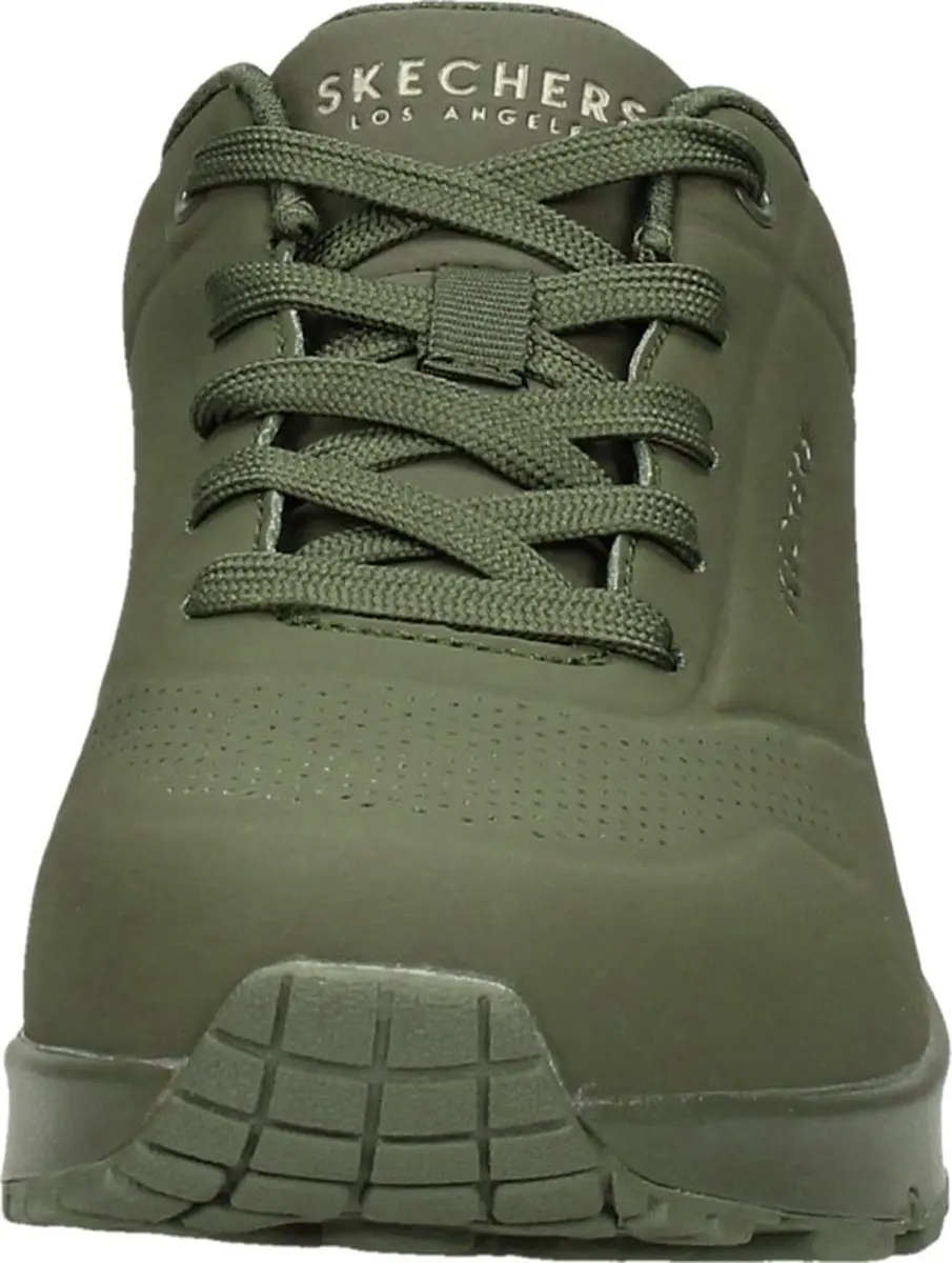 Skechers Uno Stand On Air Dames Sneakers - Olijfgroen