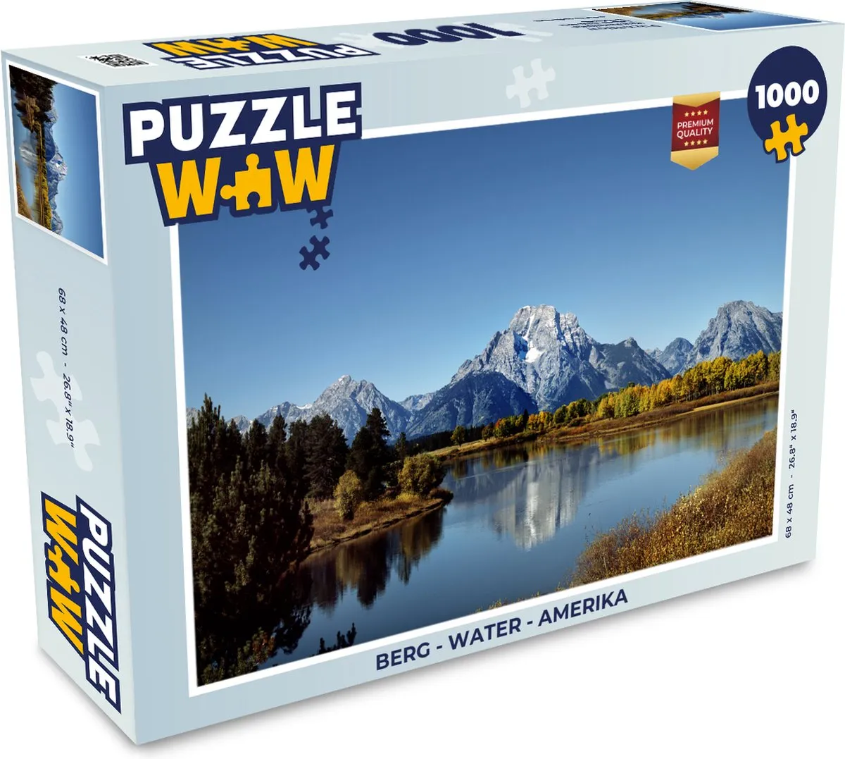 PuzzleWow Berg Amerika Legpuzzel 1000 Stuks