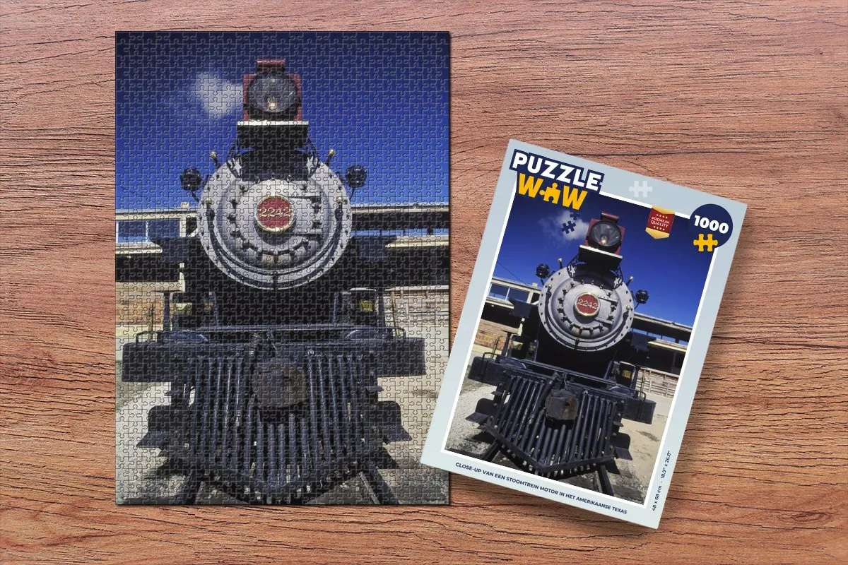 PuzzleWow Legpuzzel Texas Stoomtrein 1000 Stuks