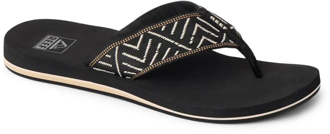 Reef Spring Woven Teenslippers CJ9415 - Dames 42.5 - Zwart/Crème - afbeelding 5 van 6