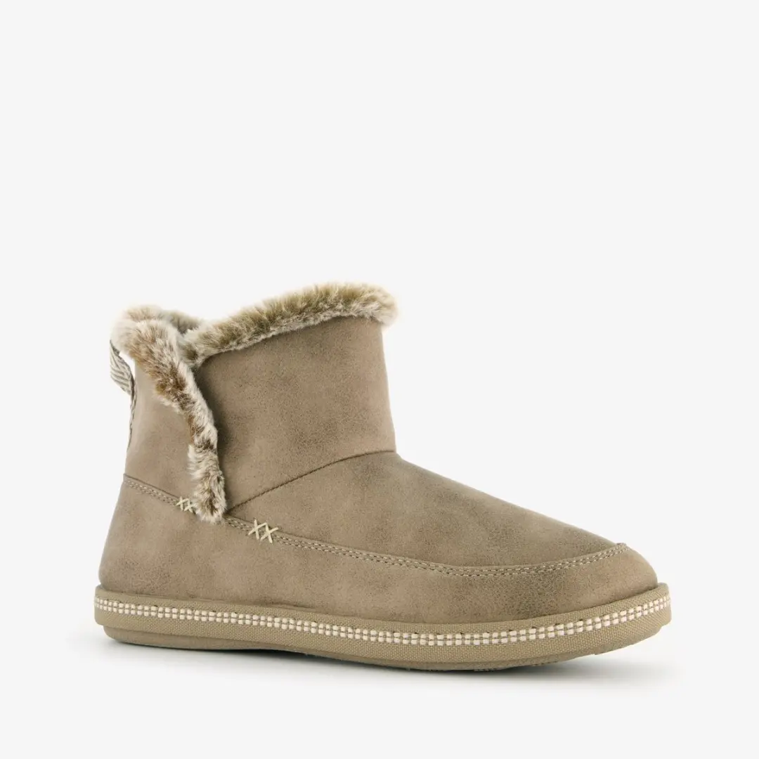 Skechers Cozy Campfire dames pantoffels beige