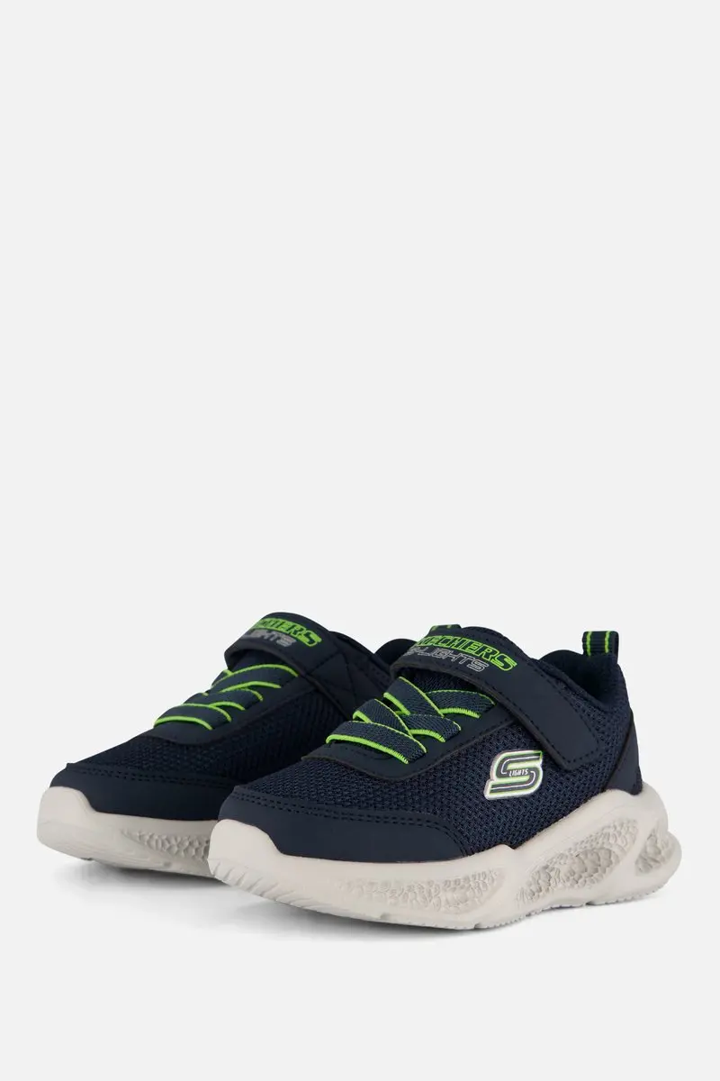 Skechers Meteor Lights Sneakers blauw Synthetisch