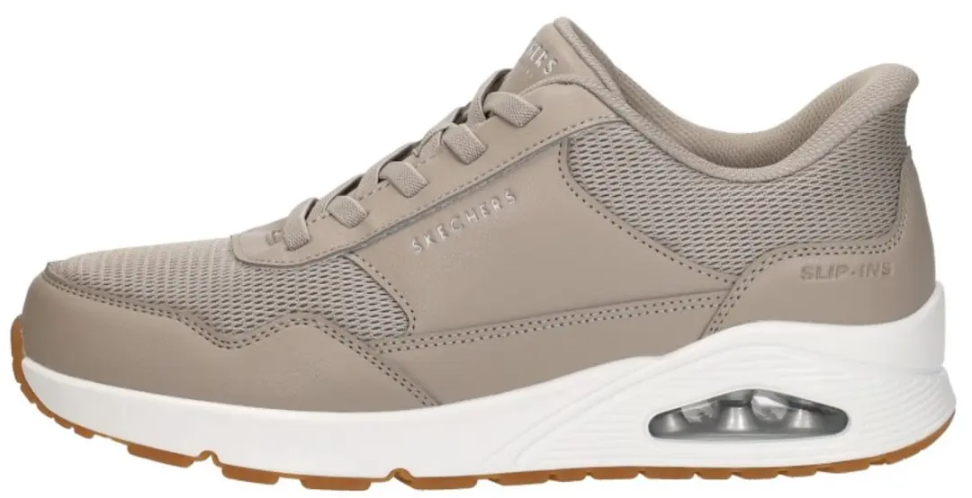 Skechers Slip-ins Uno Sneakers - Taupe - afbeelding 2 van 6