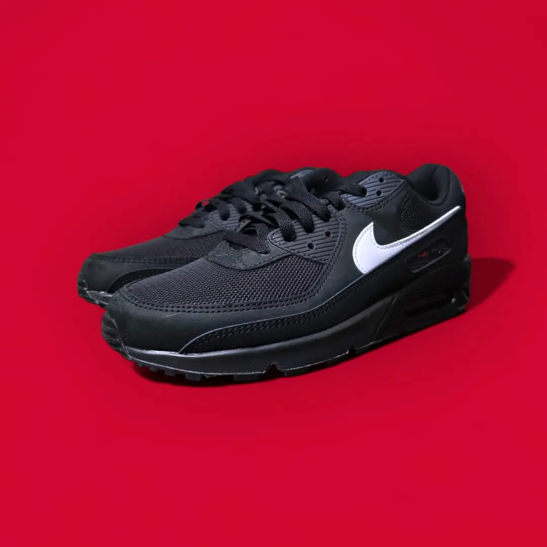 Nike Air Max 90 "Bred" Black White Red maat 45,5