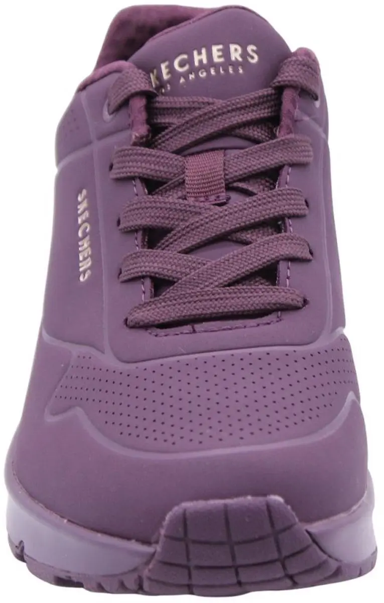 Skechers UNO Stand On Air Dames Sneakers 73690 - 36 - Burgundy - afbeelding 6 van 6