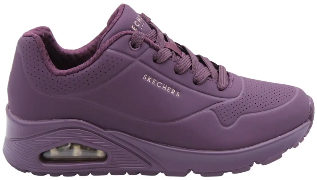 Skechers UNO Stand On Air Dames Sneakers 73690 - 36 - Burgundy - afbeelding 5 van 6