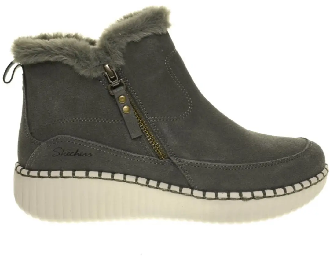 Skechers Wilshire Blvd Fresh Zip Dames Instappers - Olive - afbeelding 2 van 6