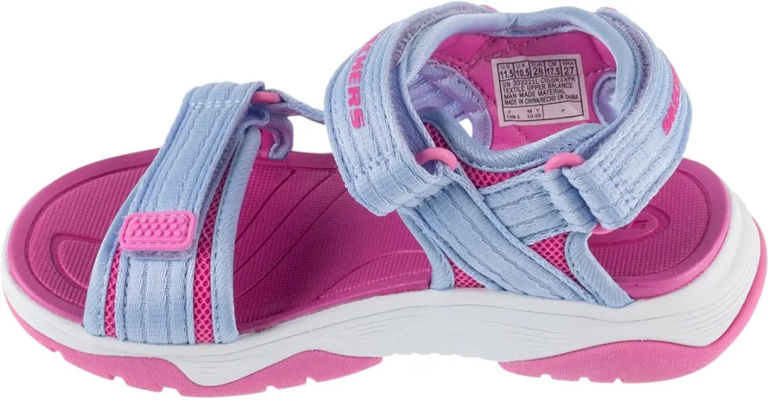 Skechers Tread Seeker Sandalen - Paars - Maat 29 - afbeelding 4 van 6