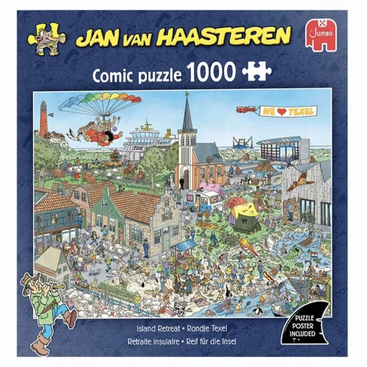 Jumbo Texel 1000 Puzzeldelen - Multicolor