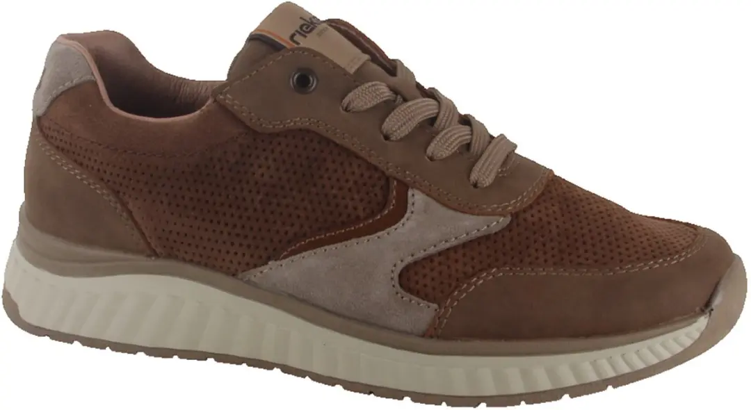Rieker B0606-22 heren sneakers maat 44 bruin