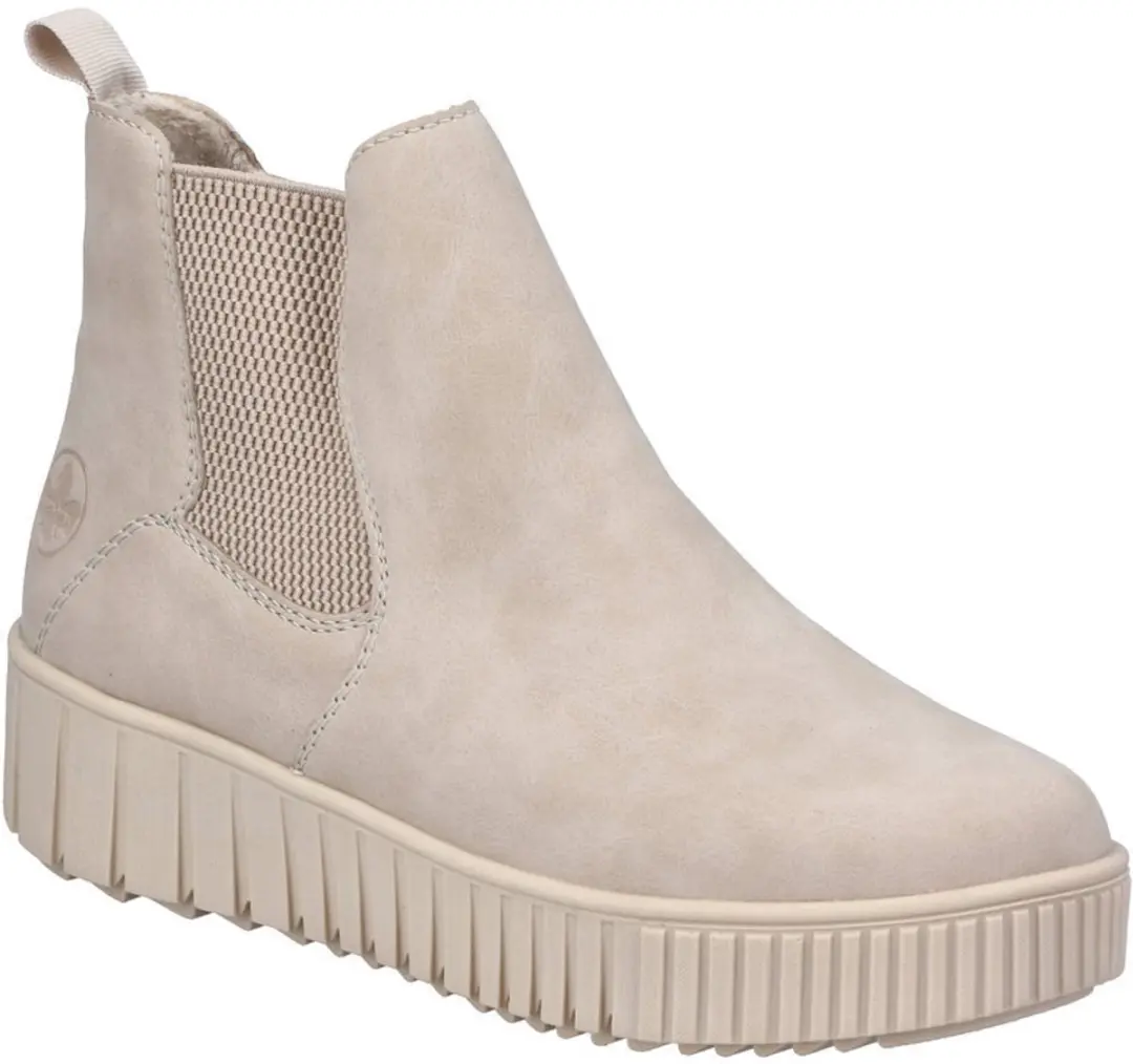 Rieker Dames Y6151 63 Chelsea Boots Beige