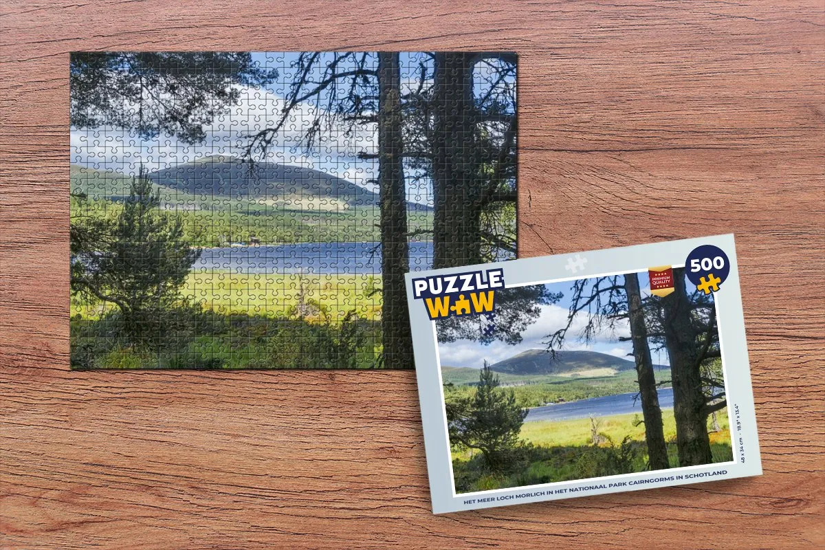 PuzzleWow Loch Morlich Legpuzzel 500 Stuks