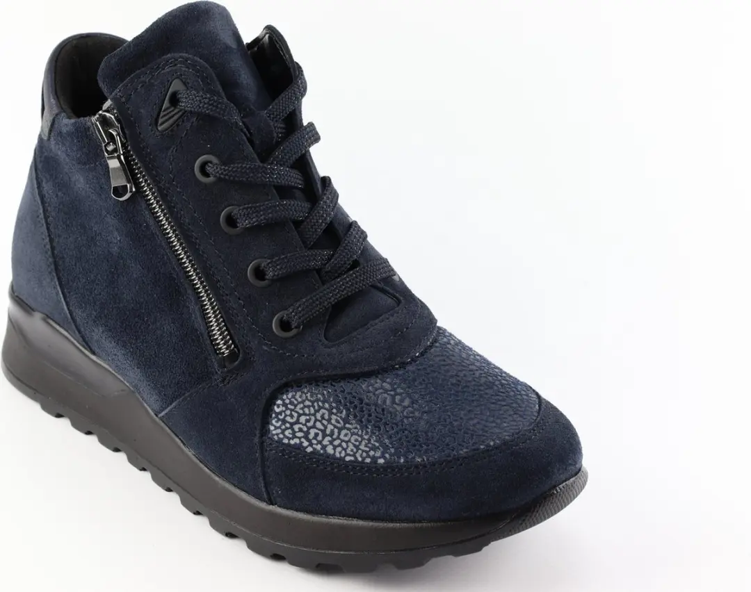 Dames Veterschoenen Waldlaufer Hiroko 364h81-301-021 Donkerblauw - Maat 4